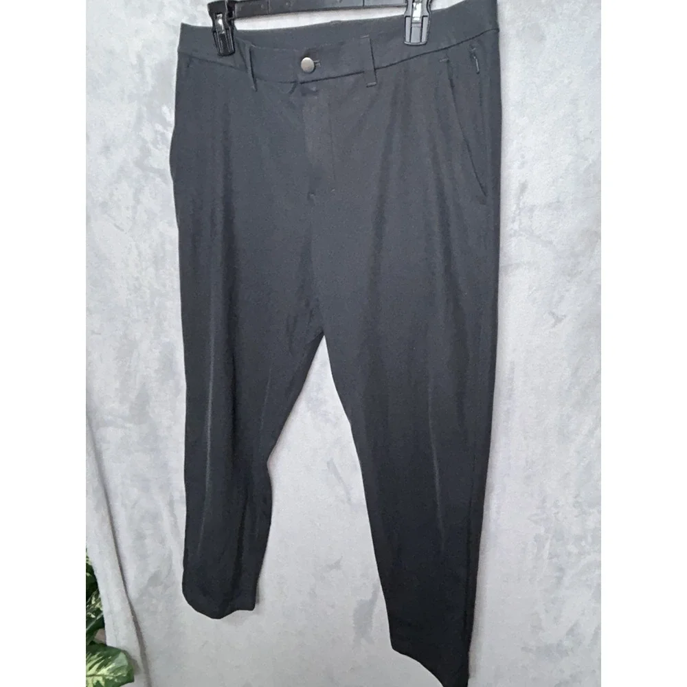 Lululemon ABC Classic-Fit Pant Mens 32x30 Charcoal Warpstreme Performance Chino